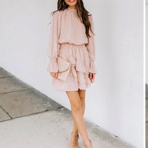 Vici Collection midnight train ruffle dress